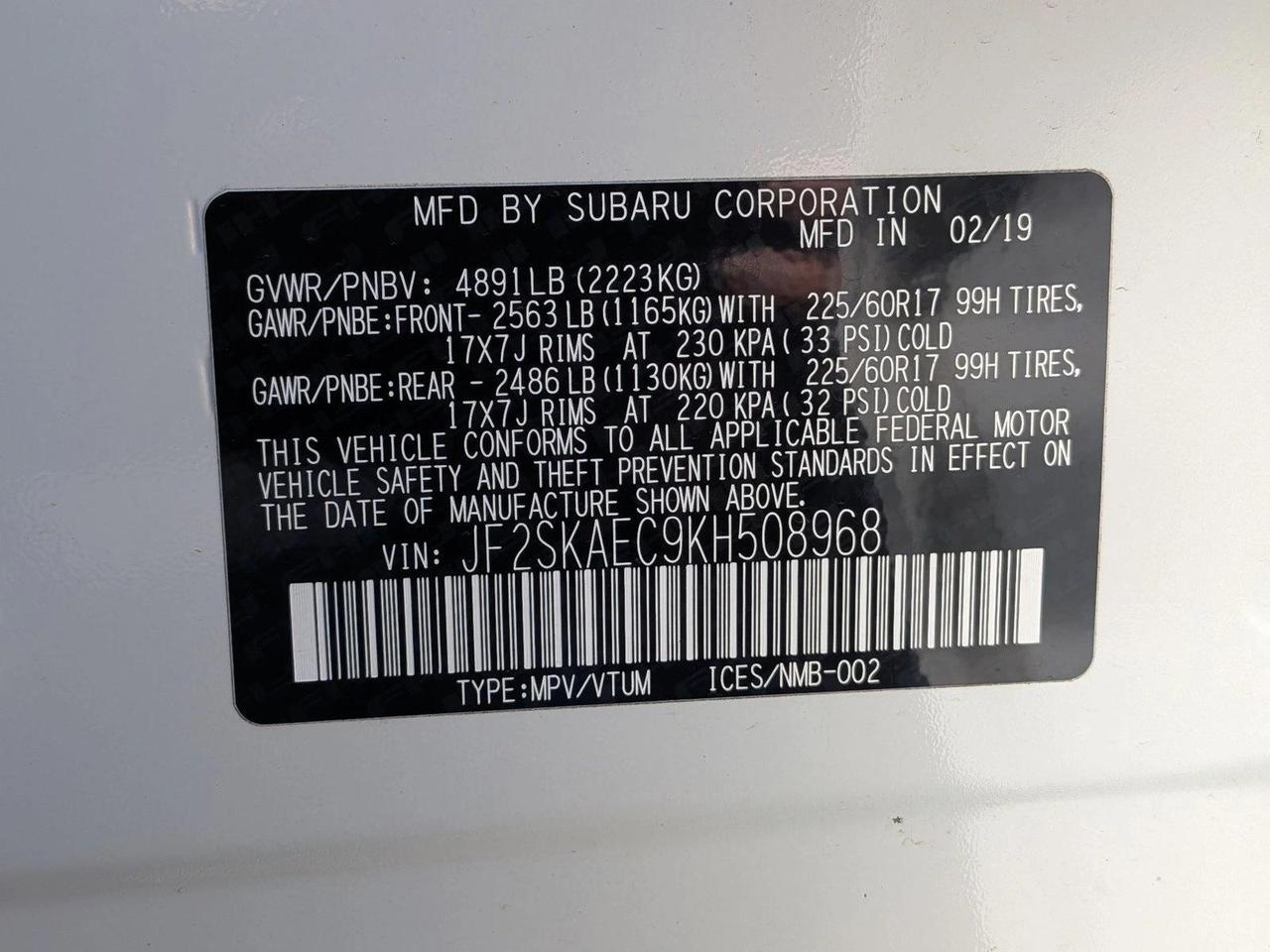 2019 Subaru Forester Premium Roseville CA