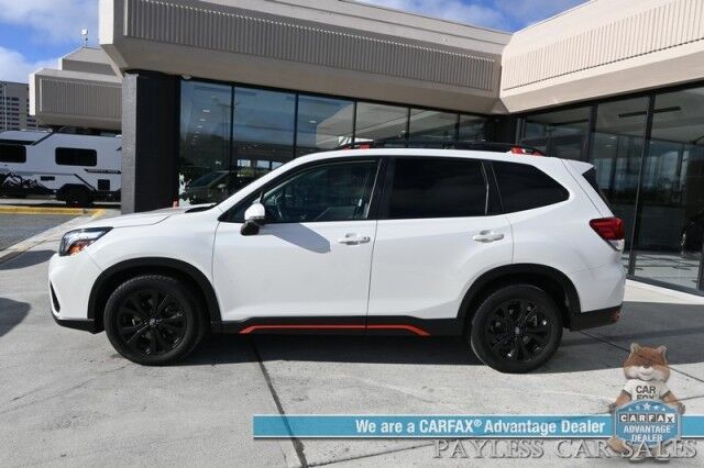 2019 Subaru Forester Sport / AWD / Heated Premium Cloth Seats / Sunroof / Adaptive Cruise Control / Lane Departure & Blind Spot Alert / Apple CarPlay & Android Auto / Back Up Camera / Keyless Entry & Start / 33 MPG Anchorage AK