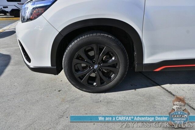 2019 Subaru Forester Sport / AWD / Heated Premium Cloth Seats / Sunroof / Adaptive Cruise Control / Lane Departure & Blind Spot Alert / Apple CarPlay & Android Auto / Back Up Camera / Keyless Entry & Start / 33 MPG Anchorage AK