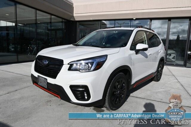 2019 Subaru Forester Sport / AWD / Heated Premium Cloth Seats / Sunroof / Adaptive Cruise Control / Lane Departure & Blind Spot Alert / Apple CarPlay & Android Auto / Back Up Camera / Keyless Entry & Start / 33 MPG Anchorage AK
