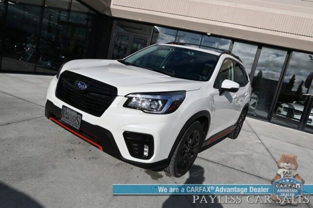 2019 Subaru Forester Sport / AWD / Heated Premium Cloth Seats / Sunroof / Adaptive Cruise Control / Lane Departure & Blind Spot Alert / Apple CarPlay & Android Auto / Back Up Camera / Keyless Entry & Start / 33 MPG Anchorage AK