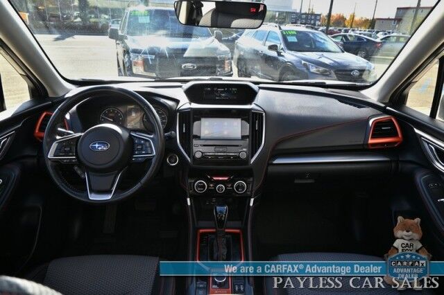 2019 Subaru Forester Sport / AWD / Heated Premium Cloth Seats / Sunroof / Adaptive Cruise Control / Lane Departure & Blind Spot Alert / Apple CarPlay & Android Auto / Back Up Camera / Keyless Entry & Start / 33 MPG Anchorage AK