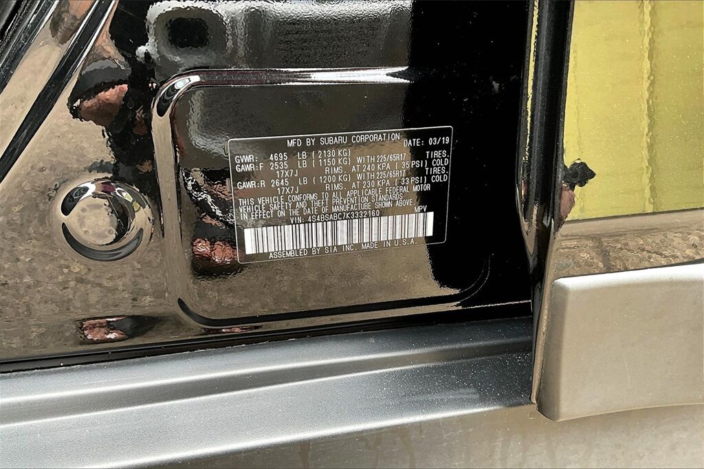 2019 Subaru Outback 2.5i OR