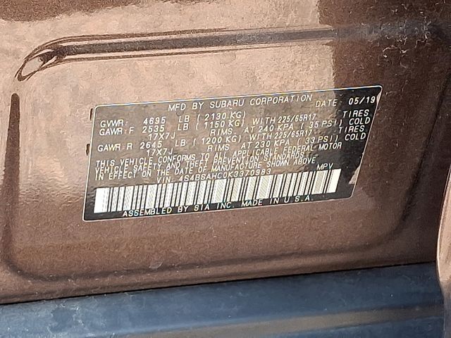 2019 Subaru Outback 2.5i Premium Raleigh NC