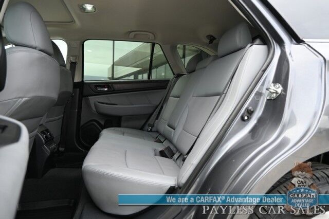 2019 Subaru Outback Limited / AWD / Power & Heated Leather Seats / Sunroof / Navigation / Harman Kardon Speakers / Forward Collision & Blind Spot Alert / Apple CarPlay & Android Auto / Backup Camera / Keyless Entry & Start / 1-Owner Anchorage AK