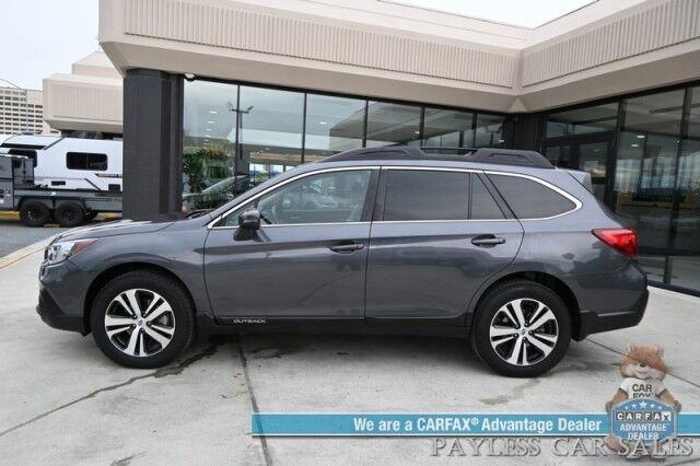 2019 Subaru Outback Limited / AWD / Power & Heated Leather Seats / Sunroof / Navigation / Harman Kardon Speakers / Forward Collision & Blind Spot Alert / Apple CarPlay & Android Auto / Backup Camera / Keyless Entry & Start / 1-Owner Anchorage AK