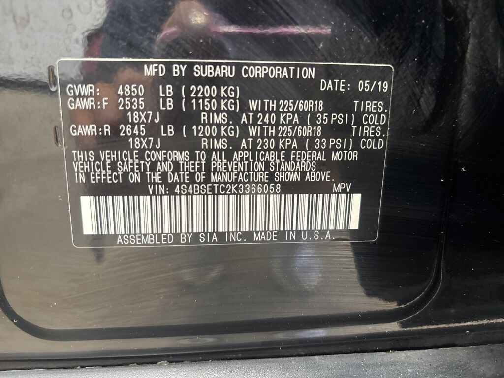 2019 Subaru Outback Touring AWD Minocqua WI