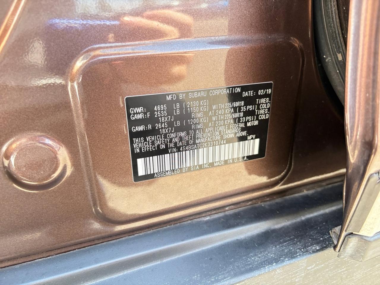 2019 Subaru Outback Touring New Braunfels TX