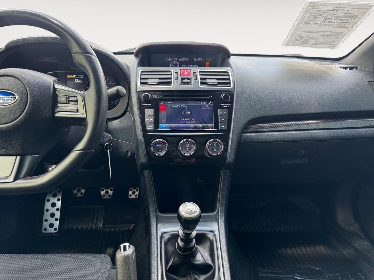 2019 Subaru WRX APPLE CAR PLAY, BLUETOOTH, ALL WEATHER FLOOR MATS, BACKUP CAMERA, CRUISE CONTROL, THE ROAD IS CALLING- ANSWER IT IN STLYE!!!! Norfolk VA