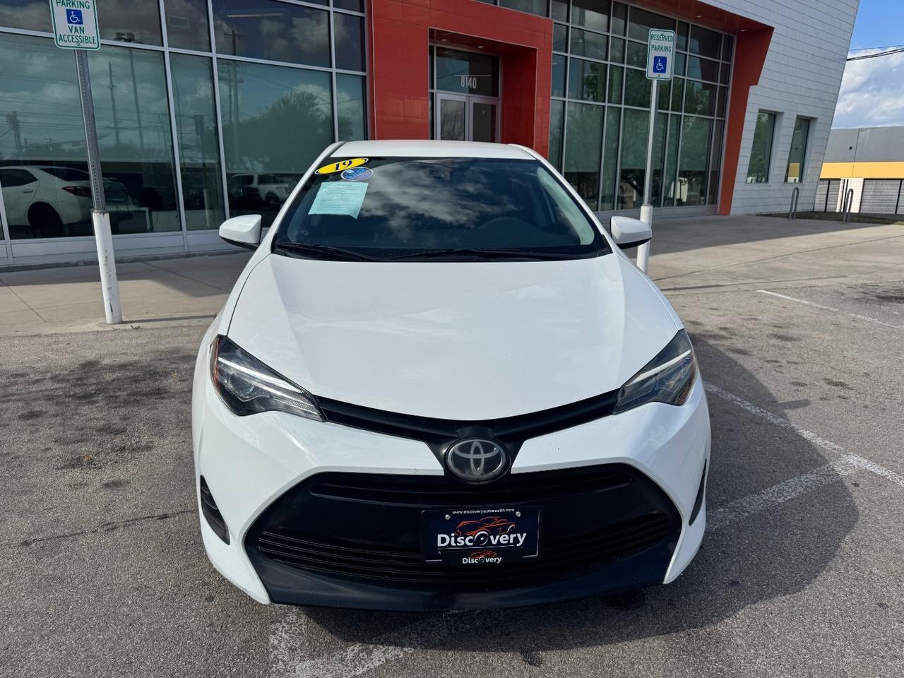 2019 TOYOTA COROLLA 4D SND LE