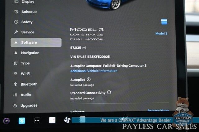 2019 Tesla Model 3 Long Range / AWD / Power & Heated Leather Seats / Fixed Glass Roof / Navigation / Auto Pilot / Adaptive Cruise Control / Lane Departure & Blind Spot Alert / Bluetooth / Back Up Camera / 310 Mile Range Anchorage AK 2019 Tesla Model 3 Long Range / AWD / Power & Heated Leather Seats / Fixed Glass Roof / Navigation / Auto Pilot / Adaptive Cruise Control / Lane Departure & Blind Spot Alert / Bluetooth / Back Up Camera / 310 Mile Range Anchorage AK