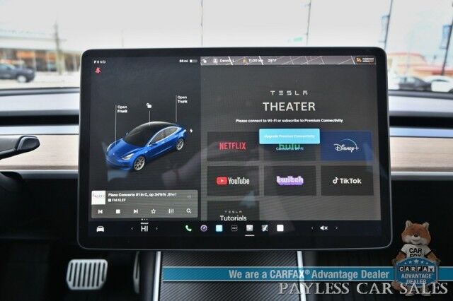 2019 Tesla Model 3 Long Range / AWD / Power & Heated Leather Seats / Fixed Glass Roof / Navigation / Auto Pilot / Adaptive Cruise Control / Lane Departure & Blind Spot Alert / Bluetooth / Back Up Camera / 310 Mile Range Anchorage AK