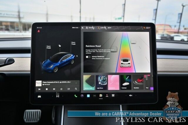 2019 Tesla Model 3 Long Range / AWD / Power & Heated Leather Seats / Fixed Glass Roof / Navigation / Auto Pilot / Adaptive Cruise Control / Lane Departure & Blind Spot Alert / Bluetooth / Back Up Camera / 310 Mile Range Anchorage AK