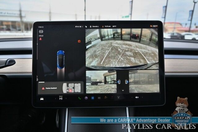 2019 Tesla Model 3 Long Range / AWD / Power & Heated Leather Seats / Fixed Glass Roof / Navigation / Auto Pilot / Adaptive Cruise Control / Lane Departure & Blind Spot Alert / Bluetooth / Back Up Camera / 310 Mile Range Anchorage AK