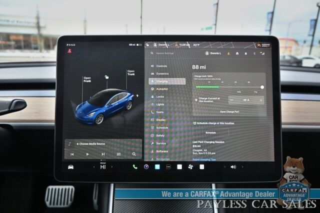2019 Tesla Model 3 Long Range / AWD / Power & Heated Leather Seats / Fixed Glass Roof / Navigation / Auto Pilot / Adaptive Cruise Control / Lane Departure & Blind Spot Alert / Bluetooth / Back Up Camera / 310 Mile Range Anchorage AK