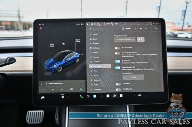 2019 Tesla Model 3 Long Range / AWD / Power & Heated Leather Seats / Fixed Glass Roof / Navigation / Auto Pilot / Adaptive Cruise Control / Lane Departure & Blind Spot Alert / Bluetooth / Back Up Camera / 310 Mile Range Anchorage AK