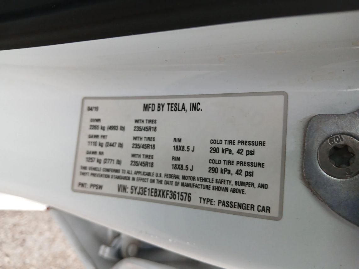 2019 Tesla Model 3 Long Range Sedan 4D Maitland FL