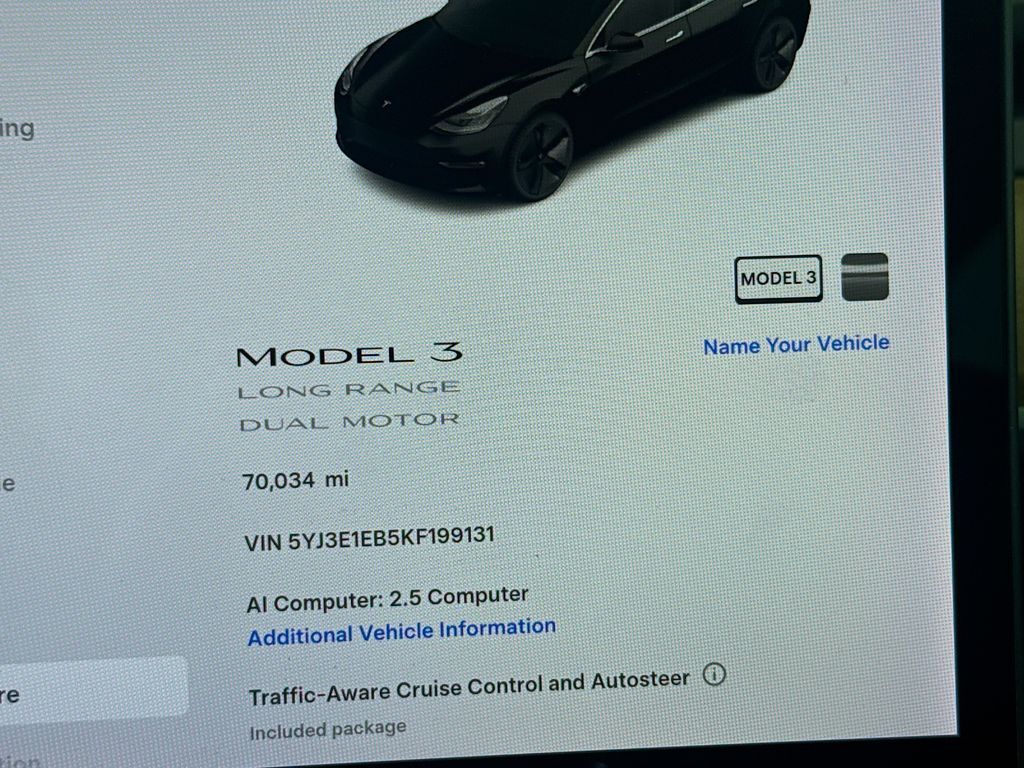 2019 Tesla Model 3 Long Range Willowbrook IL