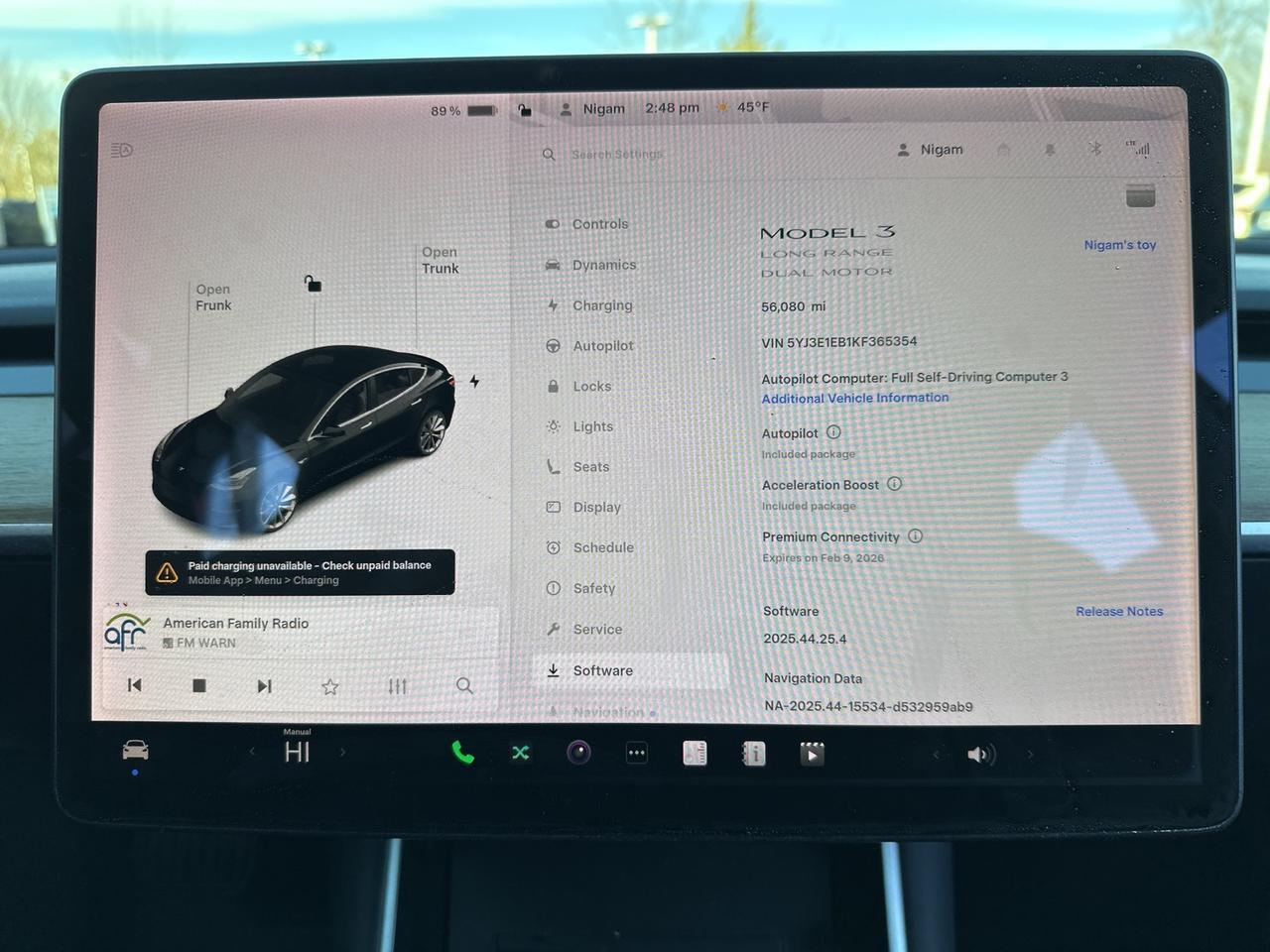 2019 Tesla Model 3 Long Range Chantilly VA