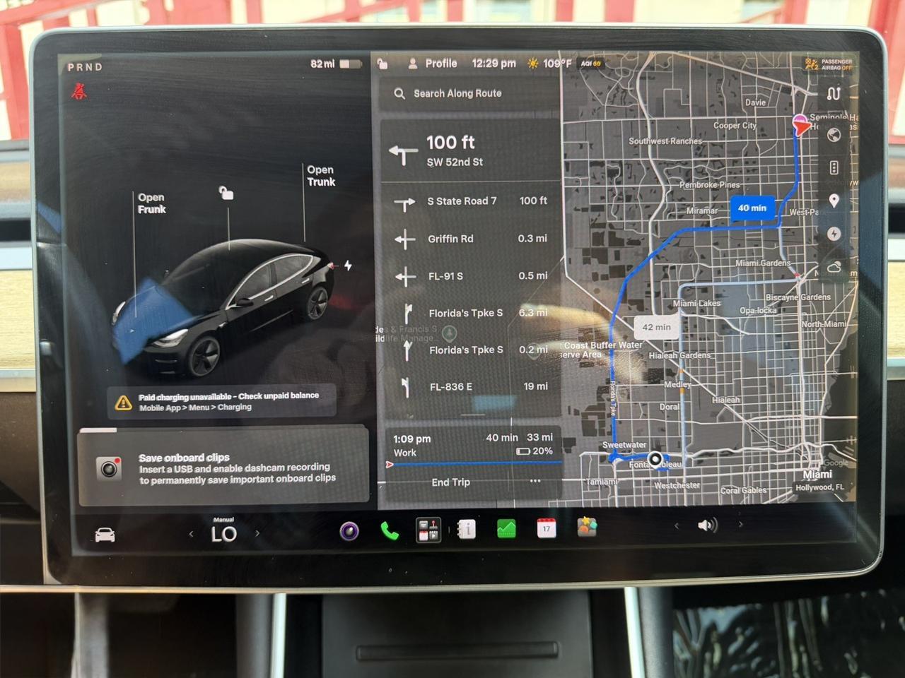 2019 Tesla Model 3 Mid Range Hollywood FL