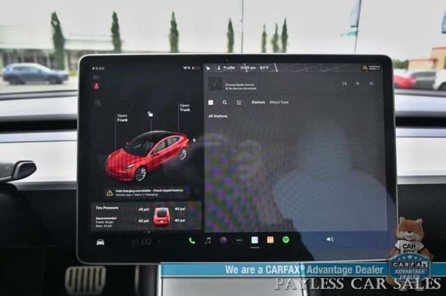 2019 Tesla Model 3 Performance / AWD / 450HP / Full Self Driving Included / Power & Heated Leather Seats / Fixed Glass Roof / Lane Departure & Blind Spot Alert / Bluetooth / Backup Camera / 310 Mile Range / 1-Owner Anchorage AK