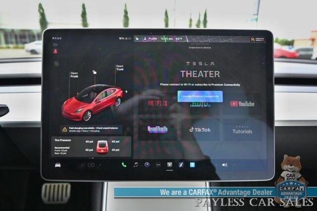 2019 Tesla Model 3 Performance / AWD / 450HP / Full Self Driving Included / Power & Heated Leather Seats / Fixed Glass Roof / Lane Departure & Blind Spot Alert / Bluetooth / Backup Camera / 310 Mile Range / 1-Owner Anchorage AK