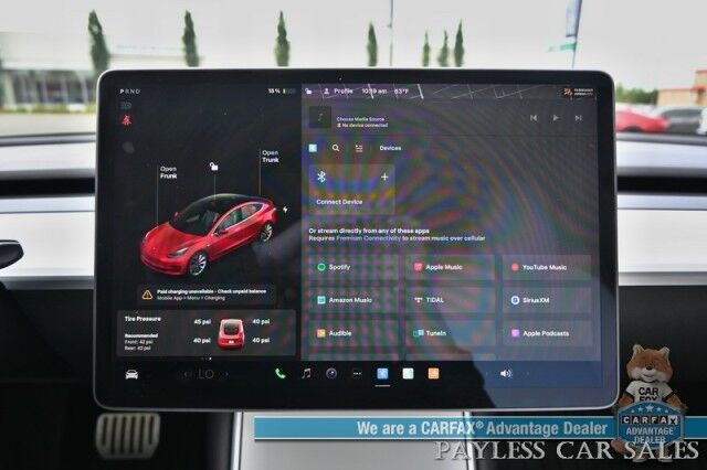 2019 Tesla Model 3 Performance / AWD / 450HP / Full Self Driving Included / Power & Heated Leather Seats / Fixed Glass Roof / Lane Departure & Blind Spot Alert / Bluetooth / Backup Camera / 310 Mile Range / 1-Owner Anchorage AK