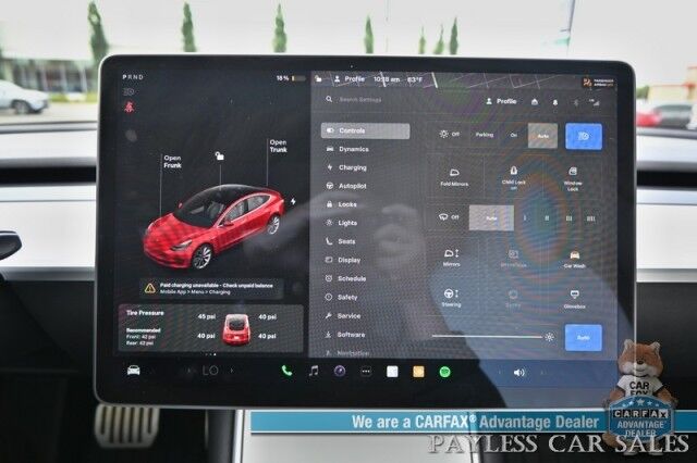 2019 Tesla Model 3 Performance / AWD / 450HP / Full Self Driving Included / Power & Heated Leather Seats / Fixed Glass Roof / Lane Departure & Blind Spot Alert / Bluetooth / Backup Camera / 310 Mile Range / 1-Owner Anchorage AK