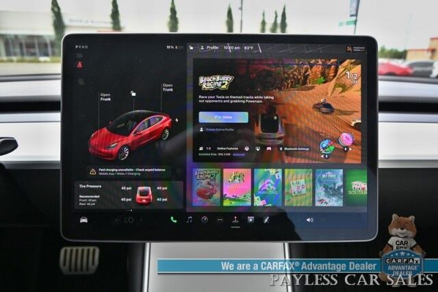 2019 Tesla Model 3 Performance / AWD / 450HP / Full Self Driving Included / Power & Heated Leather Seats / Fixed Glass Roof / Lane Departure & Blind Spot Alert / Bluetooth / Backup Camera / 310 Mile Range / 1-Owner Anchorage AK