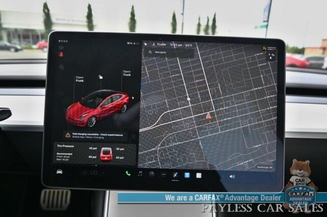 2019 Tesla Model 3 Performance / AWD / 450HP / Full Self Driving Included / Power & Heated Leather Seats / Fixed Glass Roof / Lane Departure & Blind Spot Alert / Bluetooth / Backup Camera / 310 Mile Range / 1-Owner Anchorage AK