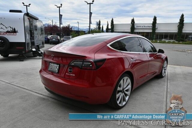 2019 Tesla Model 3 Performance / AWD / 450HP / Full Self Driving Included / Power & Heated Leather Seats / Fixed Glass Roof / Lane Departure & Blind Spot Alert / Bluetooth / Backup Camera / 310 Mile Range / 1-Owner Anchorage AK