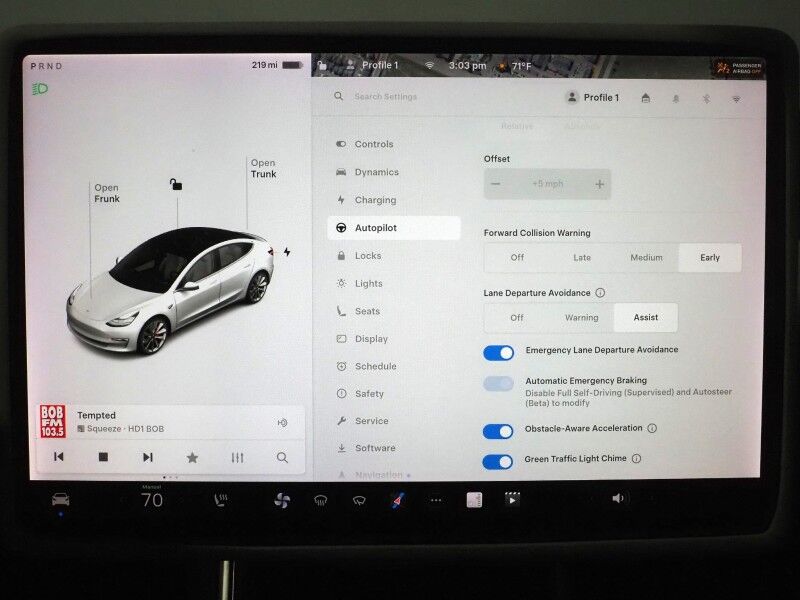 2019 Tesla Model 3 Performance AWD *FULL SELF-DRIVING ENABLED, AUTOPILOT, NAVIGATION, SAFETY ALERTS, SURROUND VIEW CAMERAS, PANORAMA GLASS ROOF, HEATED SEATS, 20 INCH WHEELS, BLUETOOTH Round Rock TX