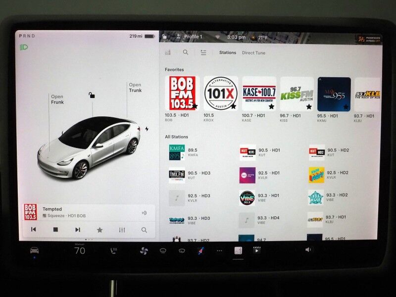 2019 Tesla Model 3 Performance AWD *FULL SELF-DRIVING ENABLED, AUTOPILOT, NAVIGATION, SAFETY ALERTS, SURROUND VIEW CAMERAS, PANORAMA GLASS ROOF, HEATED SEATS, 20 INCH WHEELS, BLUETOOTH Round Rock TX