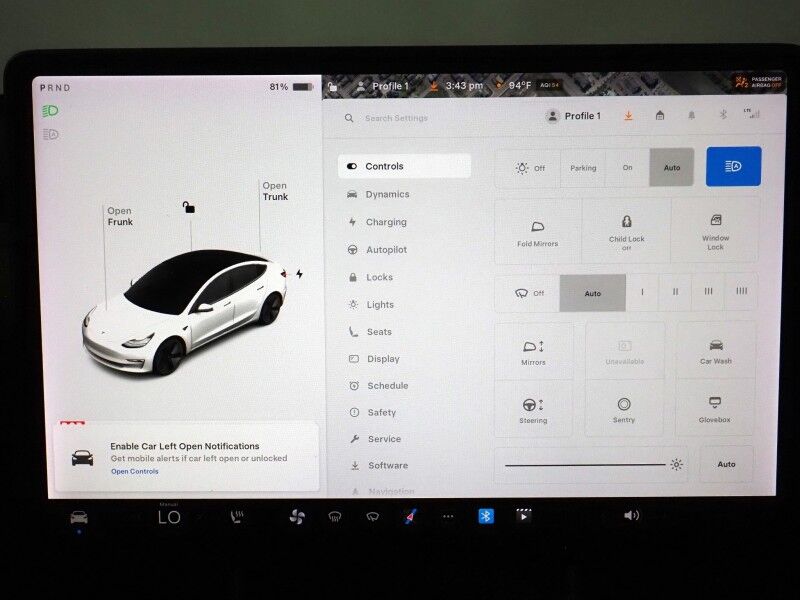 2019 Tesla Model 3 Standard Range Plus *ENHANCED AUTOPILOT, NAVIGATION, SAFETY ALERTS, ADAPTIVE CRUISE, SURROUND VIEW CAMERAS, PANORAMA GLASS ROOF, HEATED SEATS, BLUETOOTH Round Rock TX