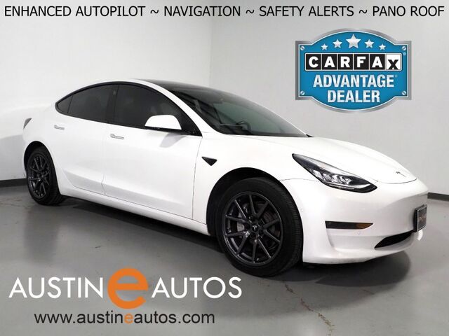 2019 Tesla Model 3 Standard Range Plus *ENHANCED AUTOPILOT, NAVIGATION, SAFETY ALERTS, ADAPTIVE CRUISE, SURROUND VIEW CAMERAS, PANORAMA GLASS ROOF, HEATED SEATS, BLUETOOTH Round Rock TX