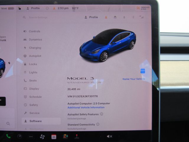 2019 Tesla Model 3 Standard Range Plus Plano TX