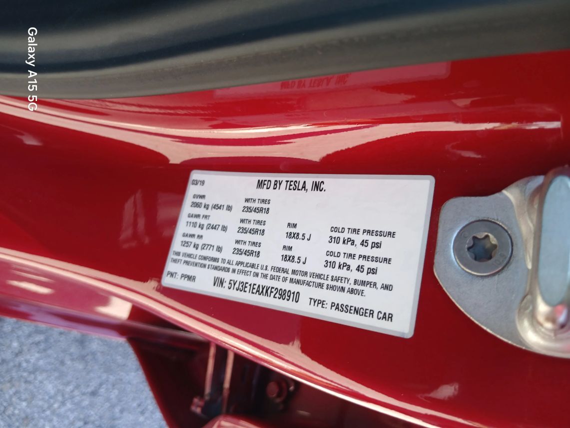 2019 Tesla Model 3 Standard Range Plus Sedan 4D Maitland FL