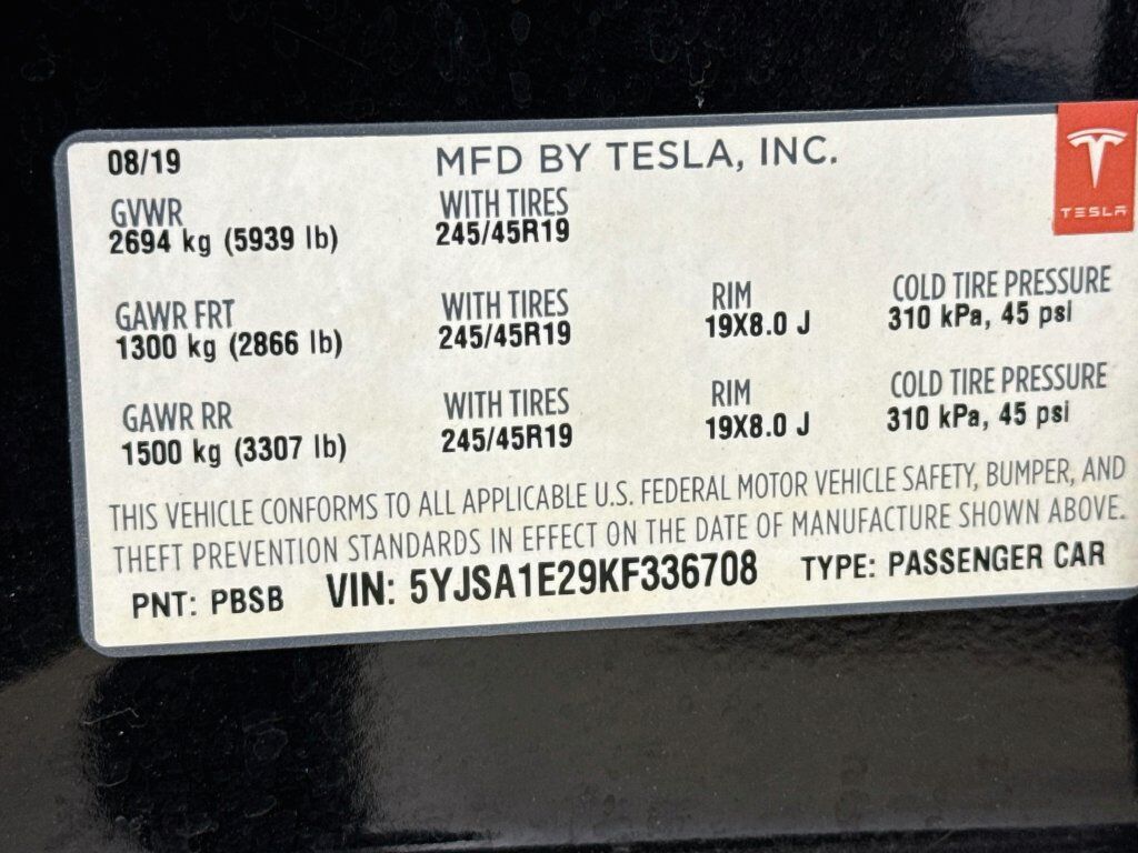 2019 Tesla Model S Long Range Willowbrook IL