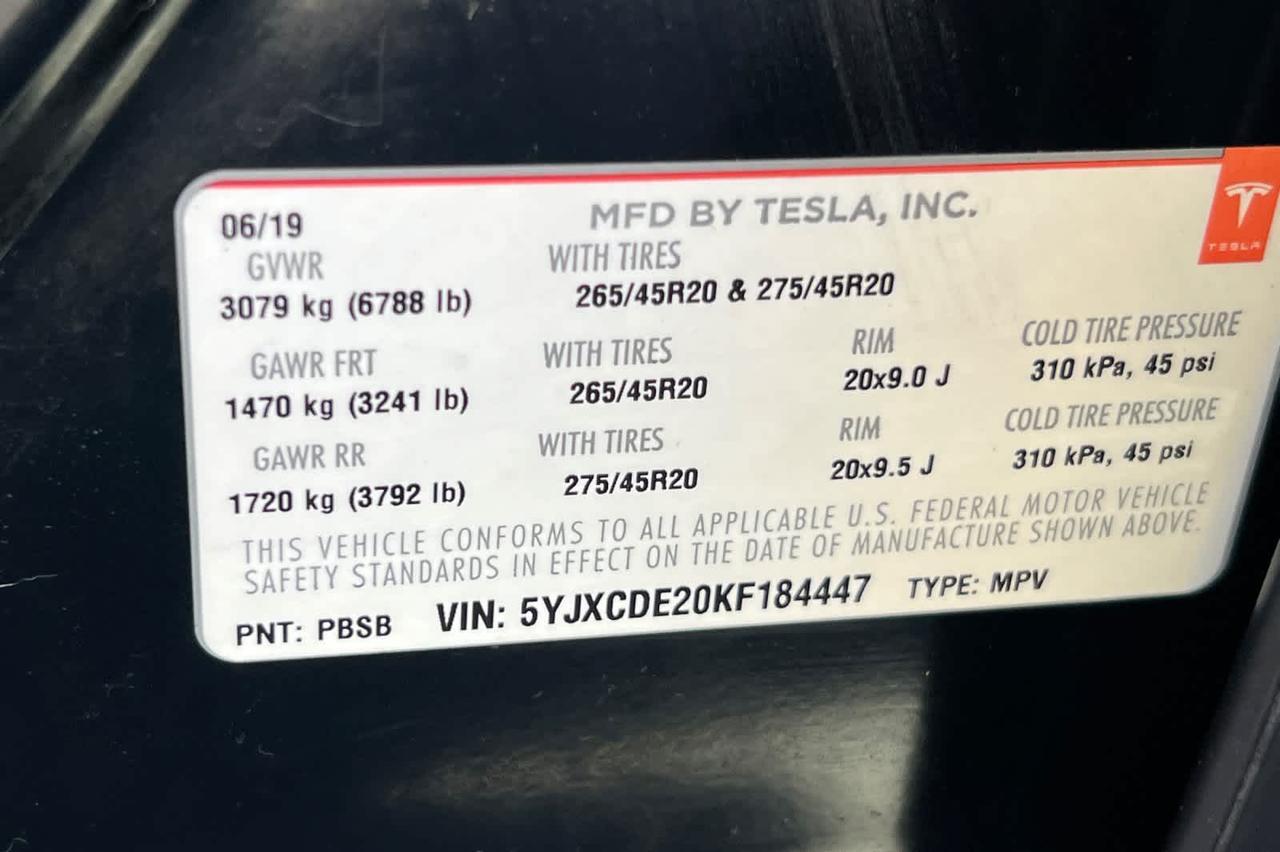 2019 Tesla Model X Long Range Roseville CA