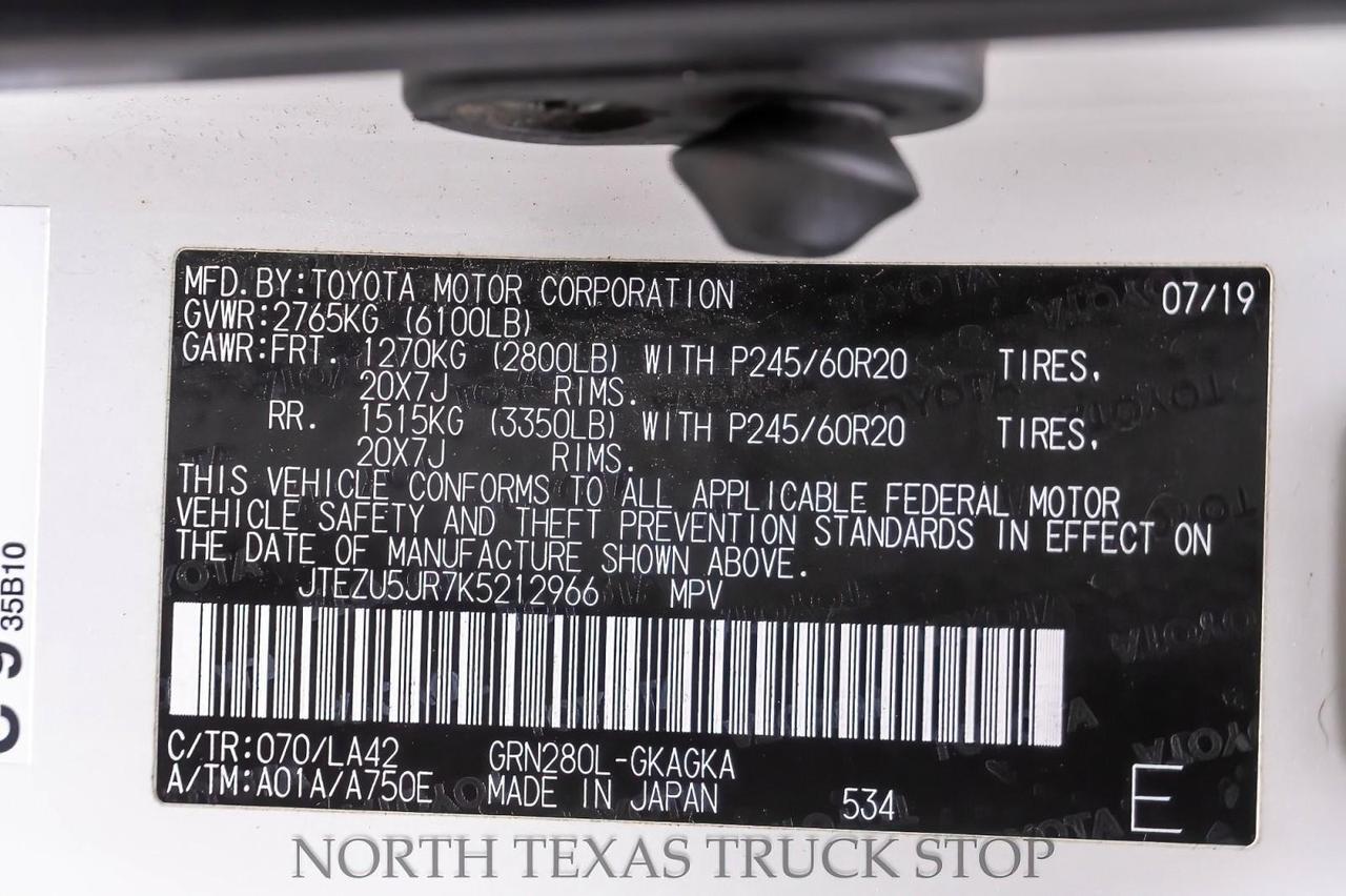 2019 Toyota 4Runner Limited 4.0L V6 2WD Mansfield TX