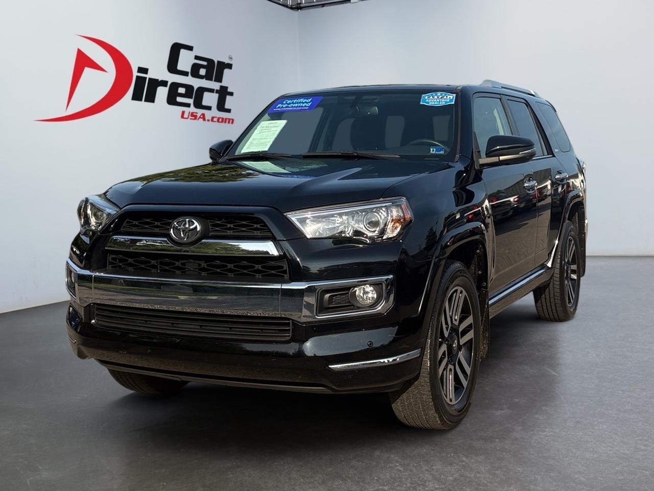 2019 Toyota 4Runner Limited, TOW PACKAGE, HEATED & VENTILATED SEATS, NAVIGATION, BLIIND SPOT ALERT, SUNROOF, REAR POWER SLIDING WINDOW, REMOTE START, LOW MILES, CLEAN CARFAX, RUN THE ROAD IN THIS 4RUNNER!
