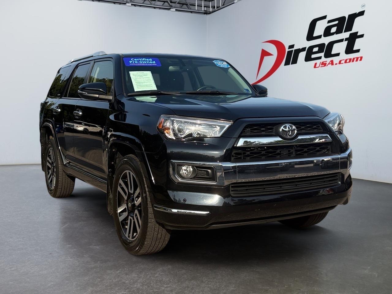 2019 Toyota 4Runner Limited, TOW PACKAGE, HEATED & VENTILATED SEATS, NAVIGATION, BLIIND SPOT ALERT, SUNROOF, REAR POWER SLIDING WINDOW, REMOTE START, LOW MILES, CLEAN CARFAX, RUN THE ROAD IN THIS 4RUNNER! Virginia Beach VA