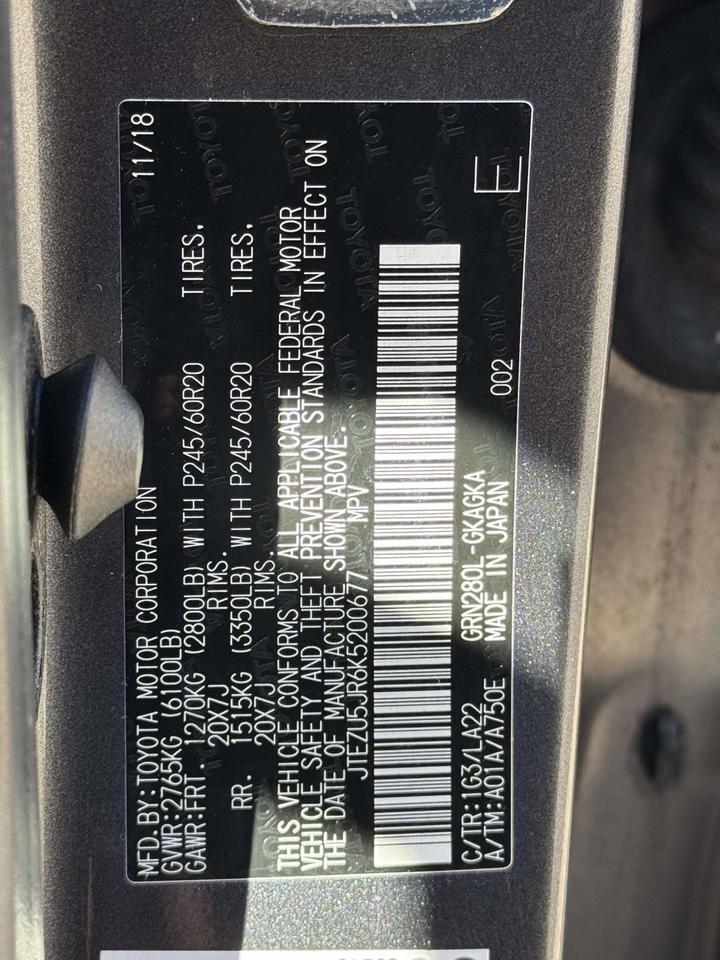 2019 Toyota 4Runner Limited Fredericksburg VA