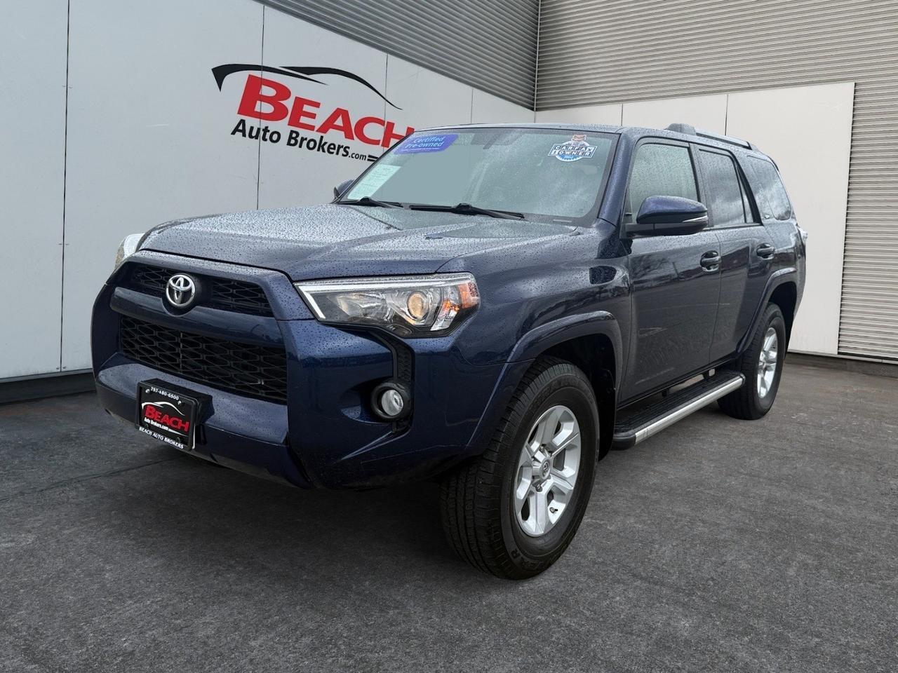 2019 Toyota 4Runner SR5, HEATED SEATS, BLUETOOTH, BACKUP CAMERA, POWER MIRRORS, TOW PACKAGE, RUNNING BOARDS, 3RD ROW, NAVIGATION, SUNROOF, THIS IS THE PERFECT SUV FOR THE PERFECT PRICE!