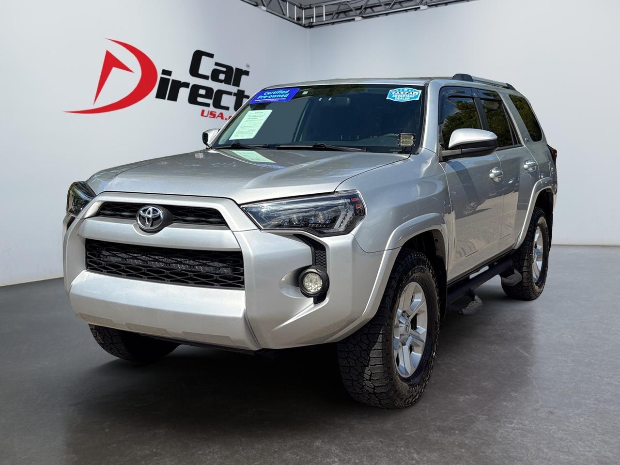 2019 Toyota 4Runner SR5, RUNNING BOARDS, ROOF RACKS, BACKUP CAMERA, PARKING SENSORS, NAVIGATION, BLUETOOTH, TINTED WINDOWS, POWER SEATS, REAR POWER SLIDING WINDOW, LOW MILES, CLEAN CARFAX, RUN THE ROAD IN THIS 4RUNNER!
