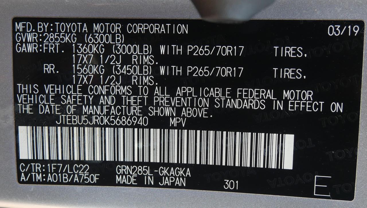 2019 Toyota 4Runner TRD Off Road Premium San Juan TX