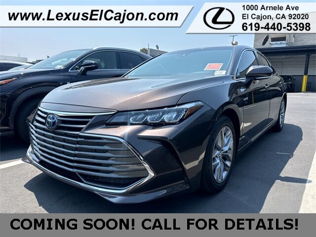 2019 Toyota Avalon Hybrid XLE San Diego County CA