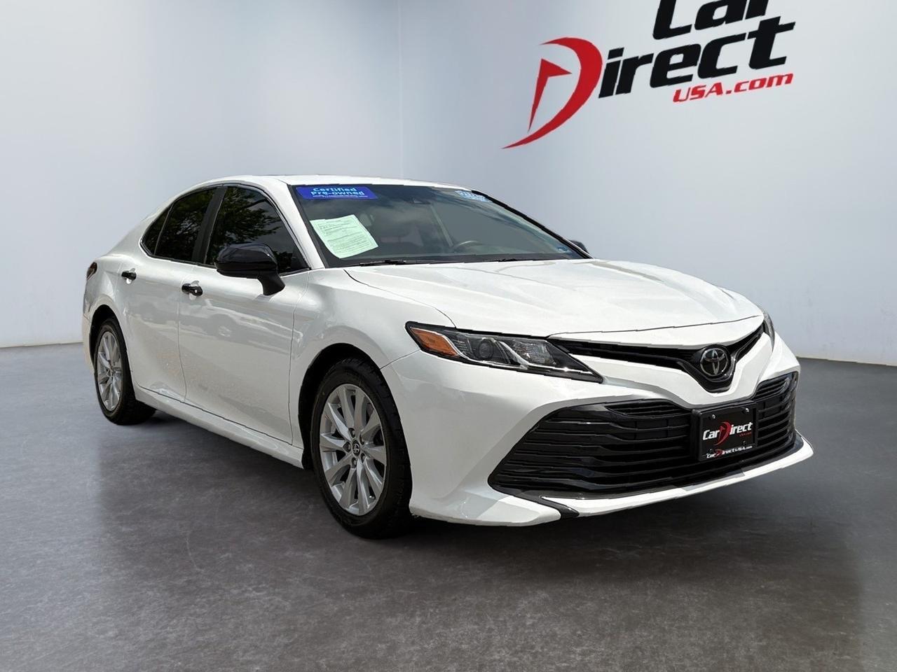 2019 Toyota Camry LE, REAR SPOILER, BACKUP CAMERA WITH PARKING SENSORS, PRE COLLISION ALERT, LANE DEPARTURE, APPLE CARPLAY/ANDROID AUTO, TINTED WINDOWS, LOW MILES, CLEAN CARFAX, COME TEST DRIVE THIS CAMRY TODAY! Virginia Beach VA