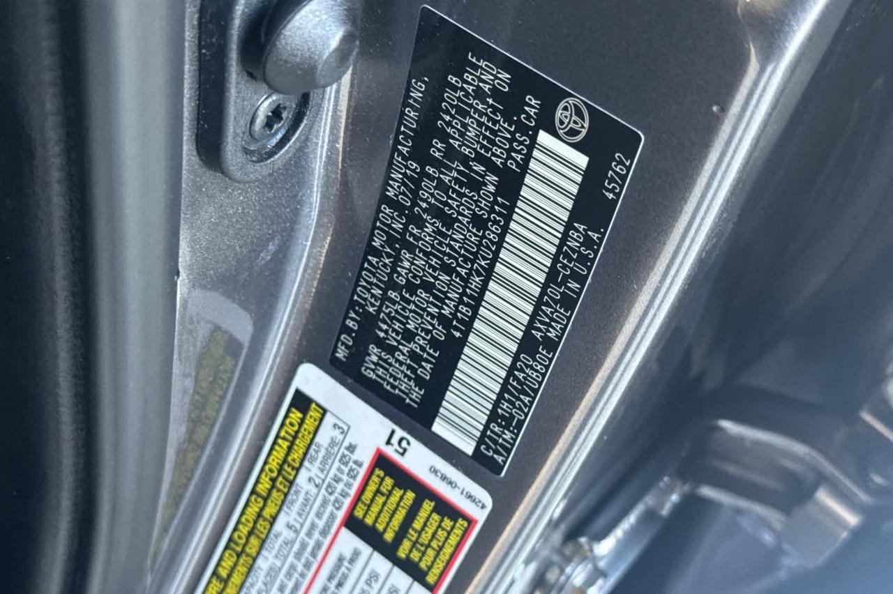 2019 Toyota Camry LE Roseville CA