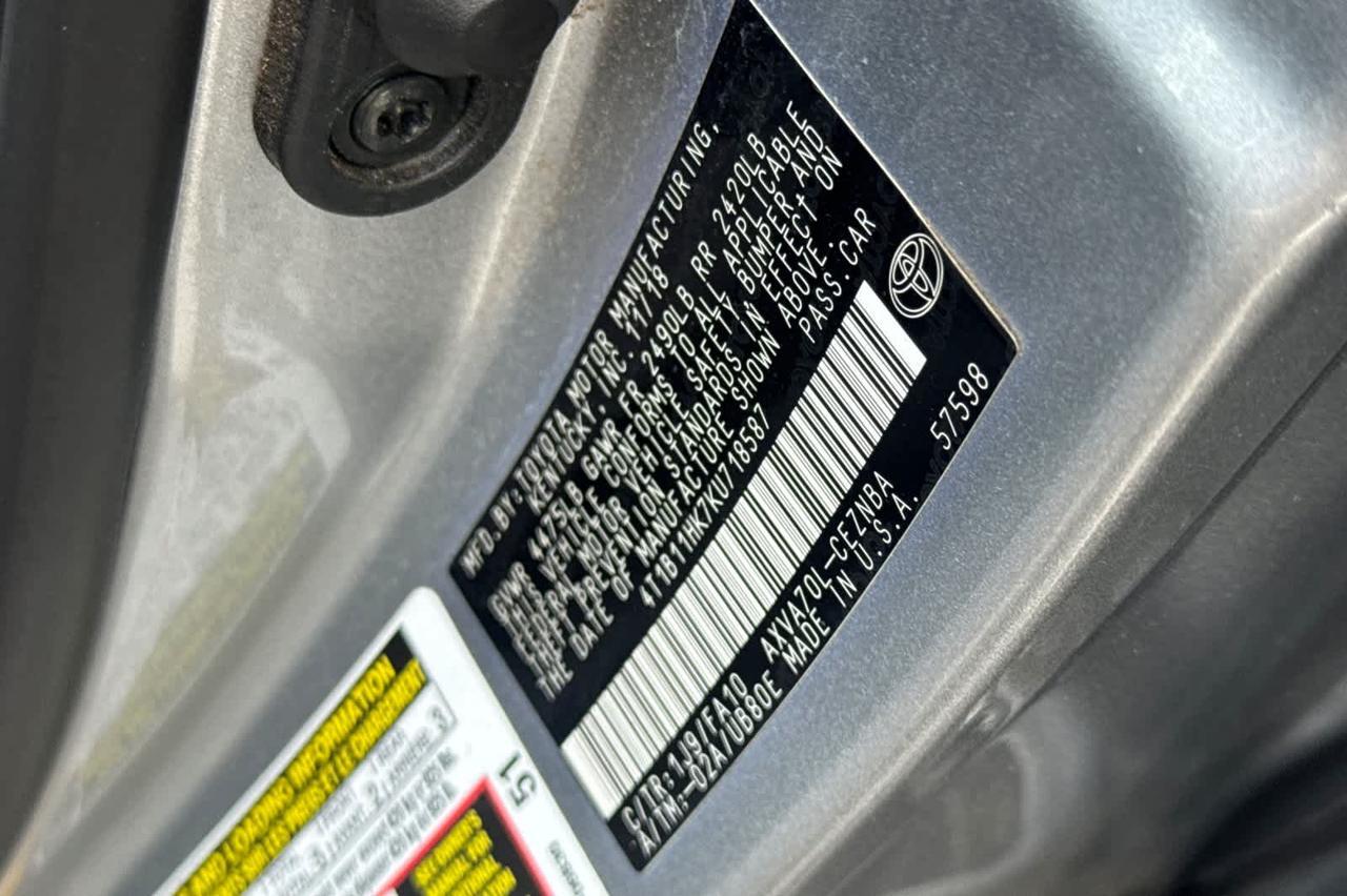 2019 Toyota Camry LE Roseville CA